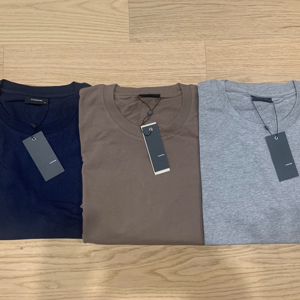 Zanerobe Box tee short sleeve - set of 3 - sz: XL